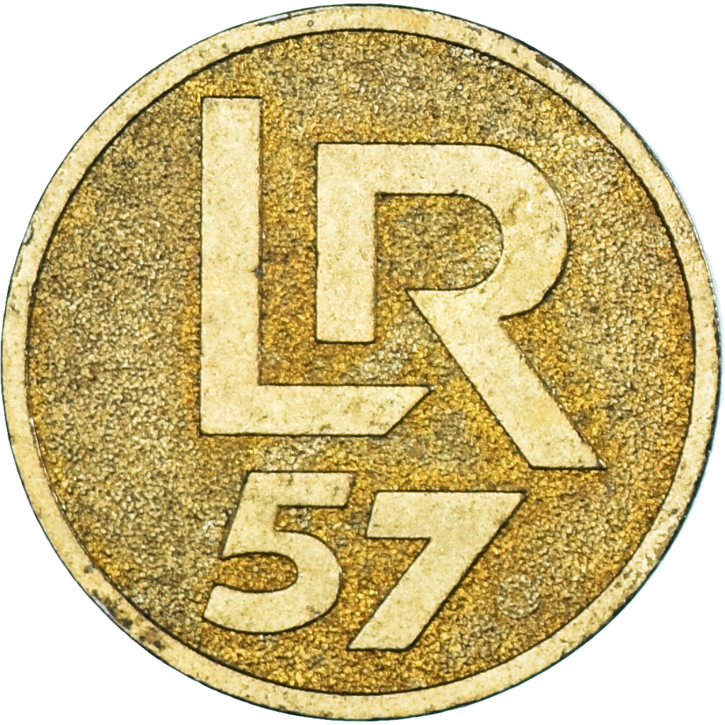 France, Jeton, Jeton de Caddie, LR57, Publicity, TTB+, Laiton