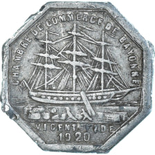 Coin, France, Chambre de Commerce, ,, Bayonne, 10 Centimes, 1920, VF(30-35)