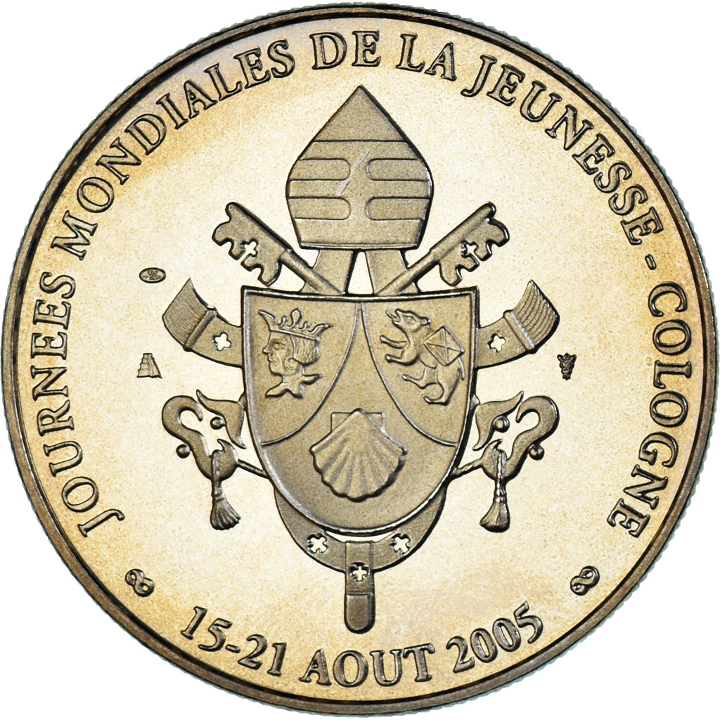 Vaticano, medaglia, Benoit XVI, Journées mondiales de la jeunesse, Cologne