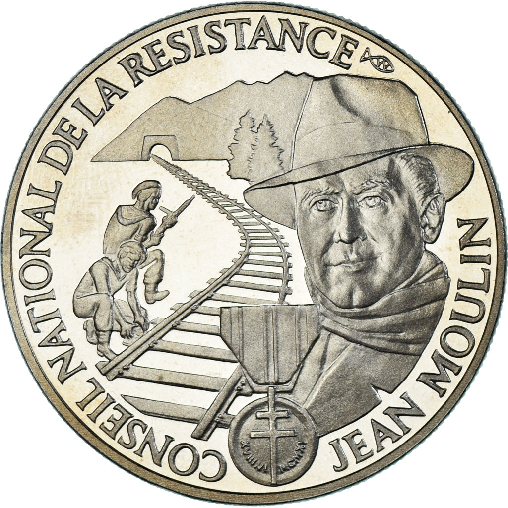 France, Medal, 1939-1945, Conseil National de la Résistance, Jean Moulin, WAR