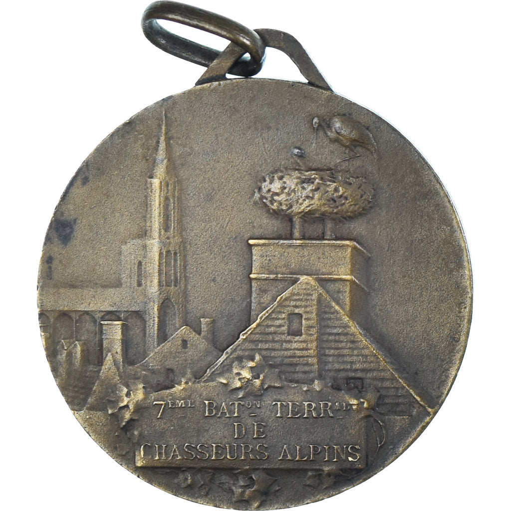 France, Médaille, Alsace, 7ème Bataillon de Chasseurs Alpins, WAR, 1870-1914