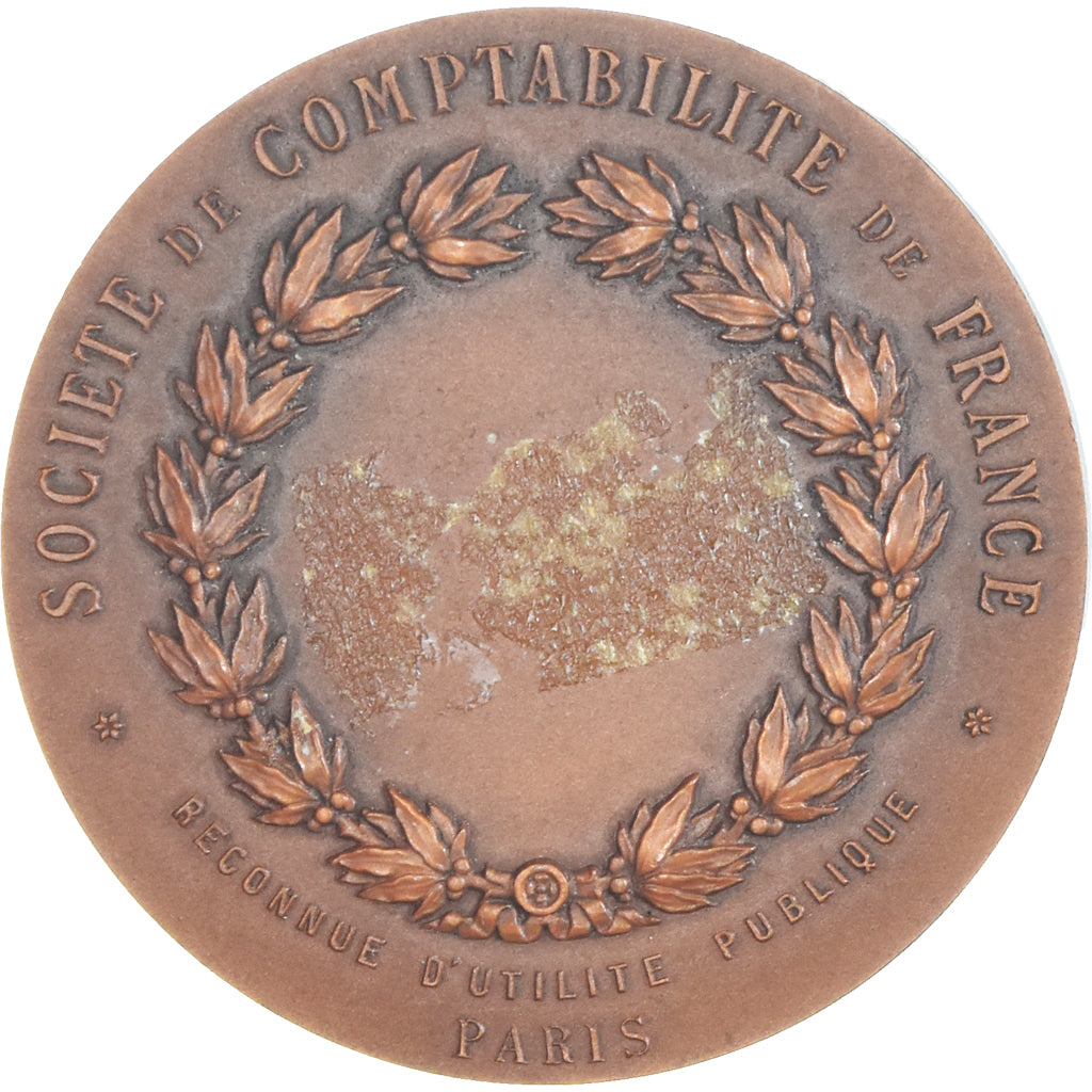France, Medal, Société de Comptabilité de France, Paris, Lagrange, AU(50-53)