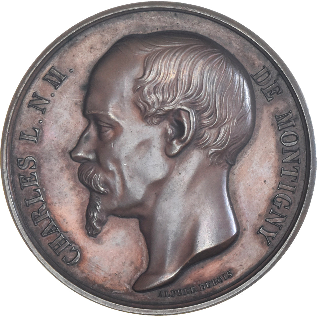 France, Medal, Société Impériale Zoologique d'Acclimatation, Charles de