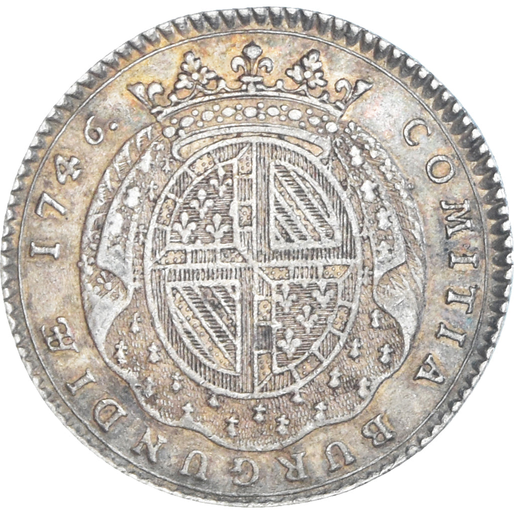 France, Jeton, Louis XIV, Boiveau, Elu des Etats de Bourgogne, History, 1746