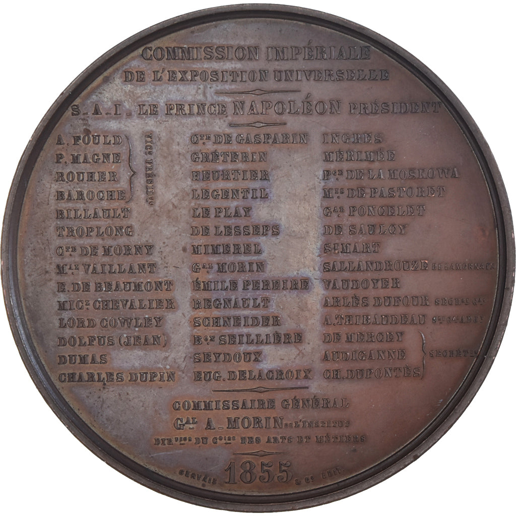France, Medal, Le Prince Napoléon, Président de la Commission Impériale