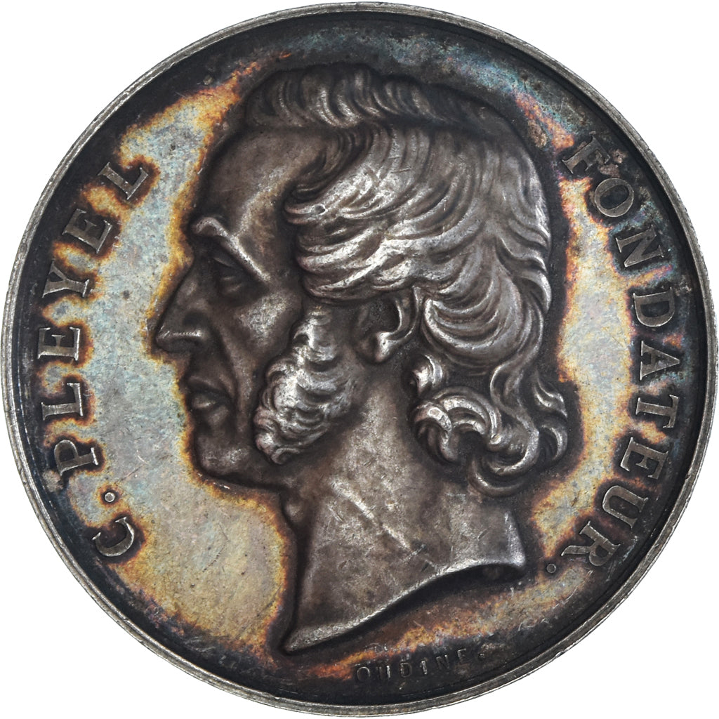 France, Medal, Second Empire, Pleyel et Wolff, Facteurs de Pianos, 1861