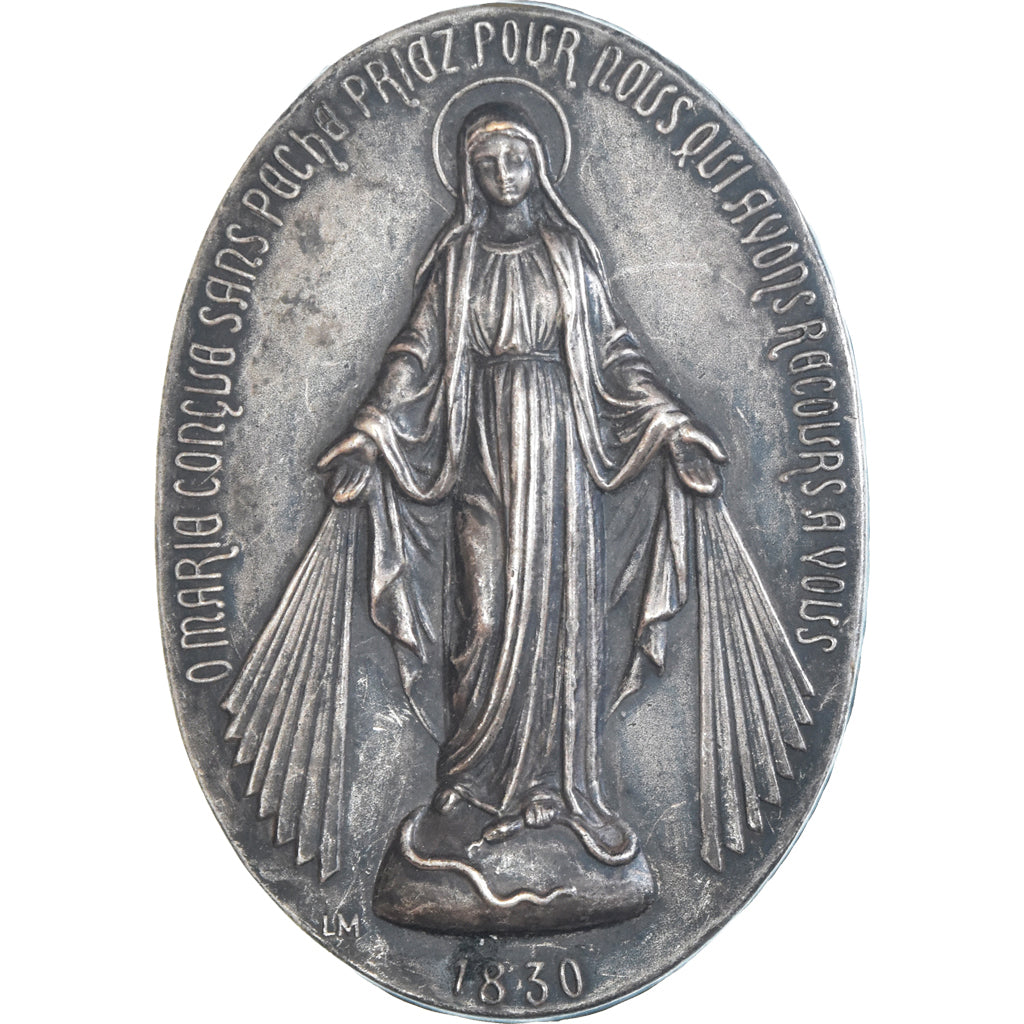 France, Medal, Religion, Marie Conçue sans Péché, 1830, Uniface, EF(40-45)