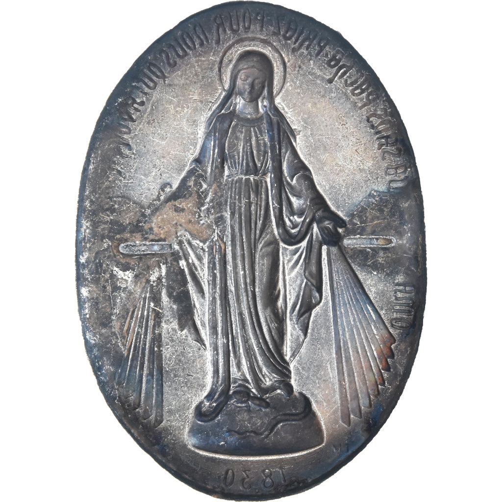 France, Medal, Religion, Marie Conçue sans Péché, 1830, Uniface, EF(40-45)