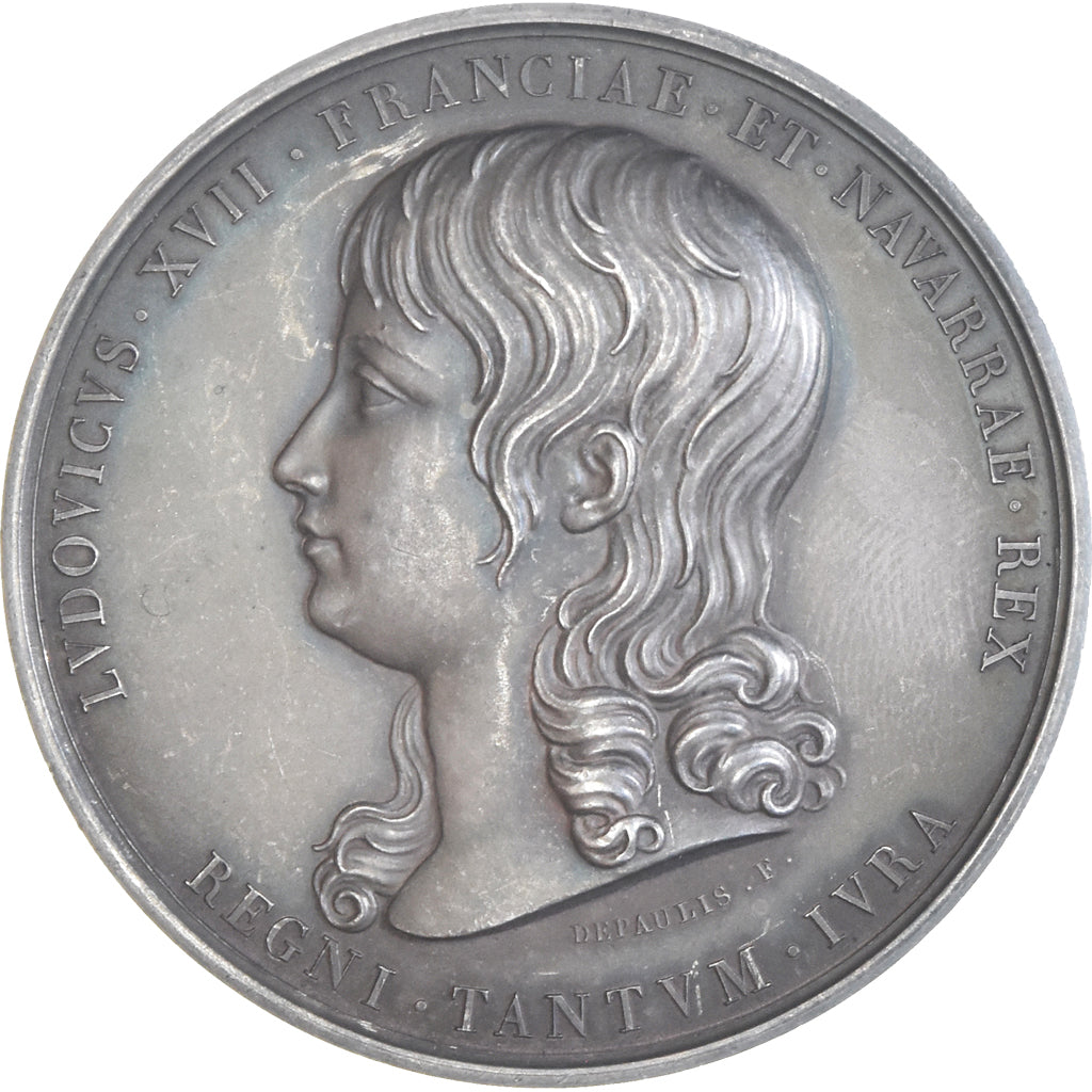France, Médaille, Louis XVII, Prison du Temple, History, 1795, Depaulis