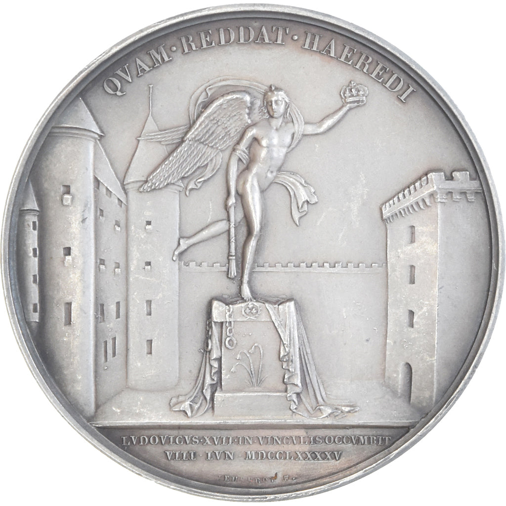 France, Médaille, Louis XVII, Prison du Temple, History, 1795, Depaulis