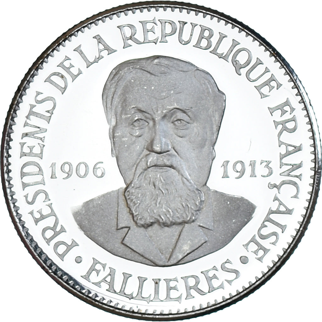 Francia, medalla, Les Présidents de la République, Armand Fallières