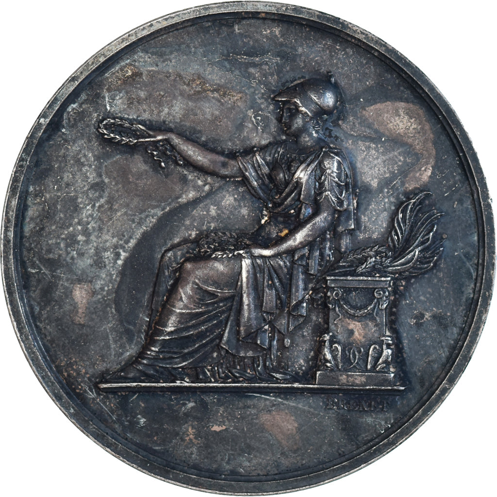 Frankrijk, Medaille, Prix d'Ecriture, Arts & Culture, 1890, Brenet, ZF+, Zilver
