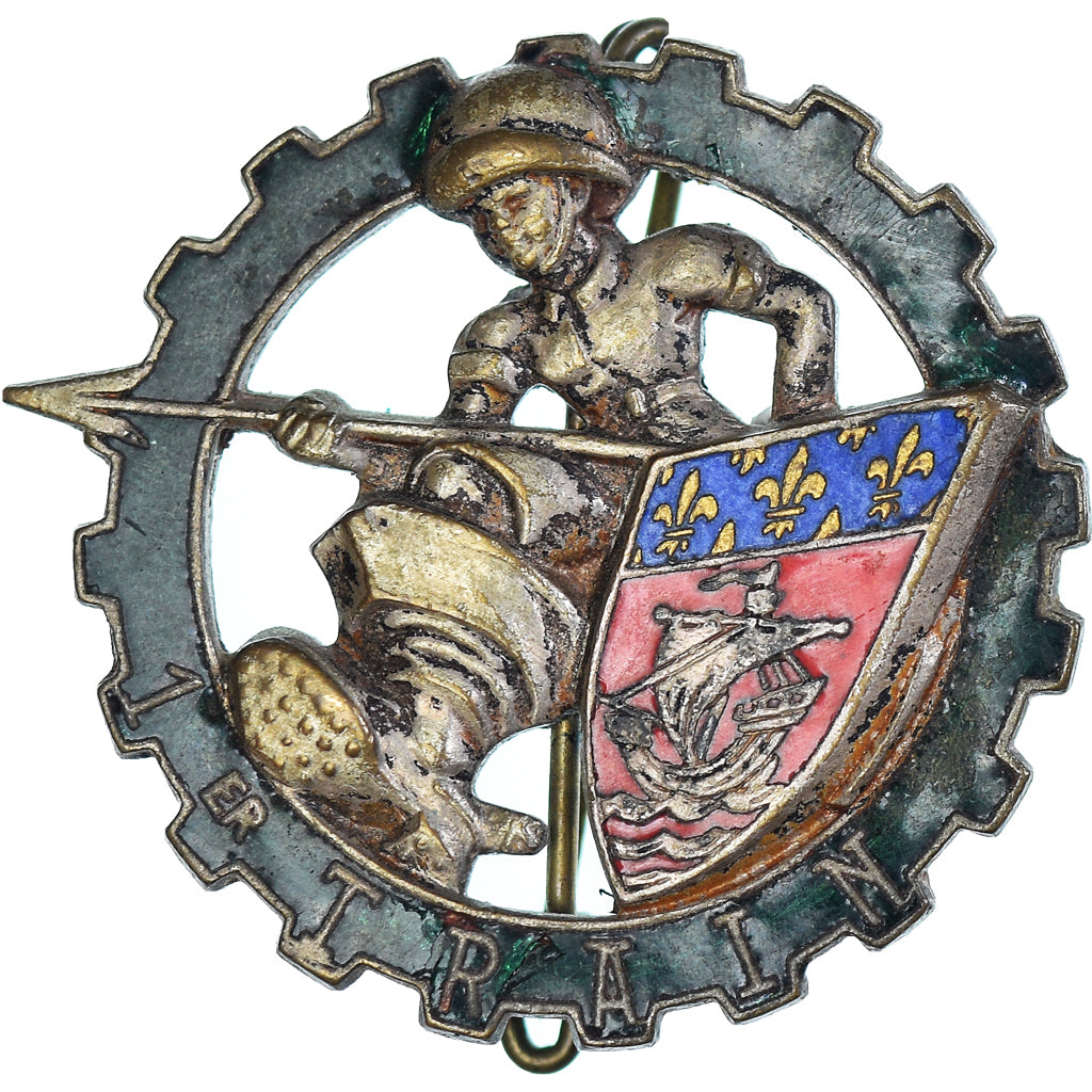 France, 1er Régiment de Train, Military, Broche, Very Good Quality, Drago