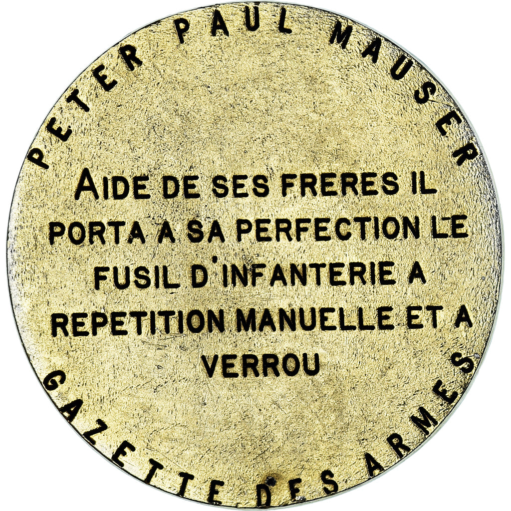Frankreich, Medaille, Peter Paul Mauser, Business & industry, Gazette des Armes