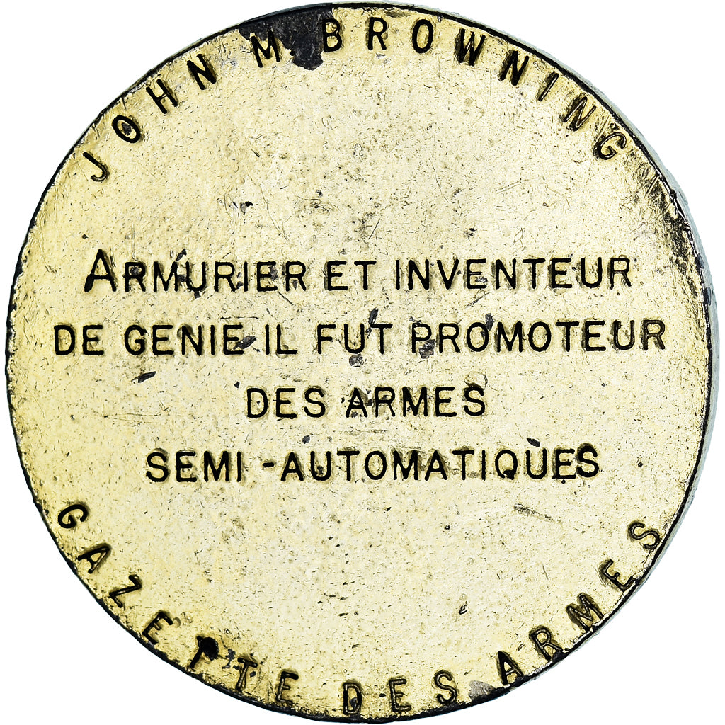 France, Medal, John M. Browning, Business & industry, Gazette des Armes