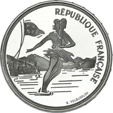 Coin, France, patinage artistique, JO Albertville 92, 100 Francs, 1989, Paris