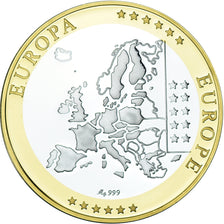 France, Medal, Europa, Politics, 2002, MS(65-70), Silver