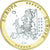 San Marino, Medaille, L'Europe, Ravenne, Capitale de l'Empire Romain d'Occident