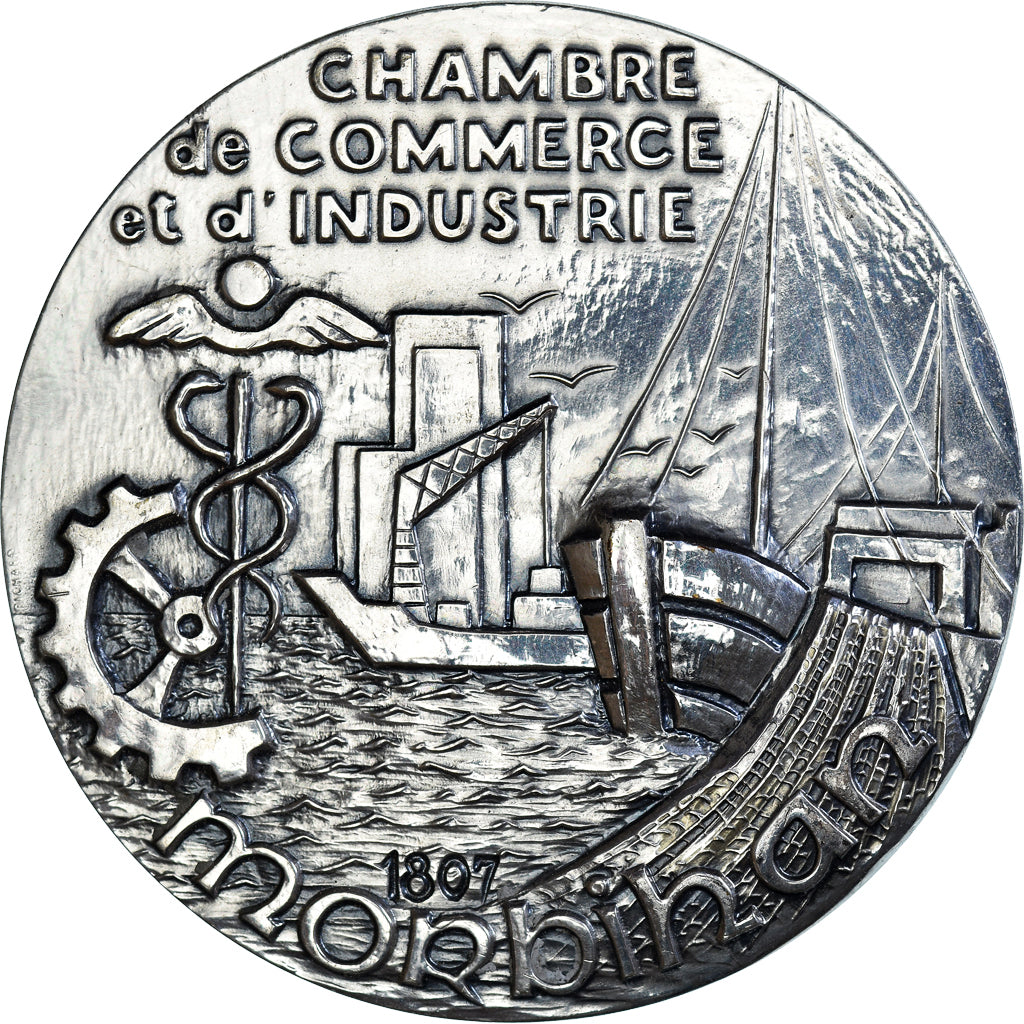 France, Médaille, Chambre de Commerce et d'Industrie du Morbihan, Shipping