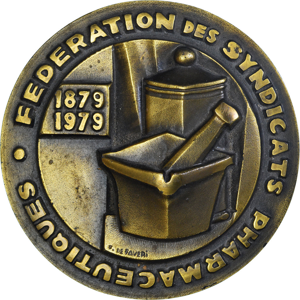 Frankreich, Medaille, Centenaire de la Fédération des Syndicats