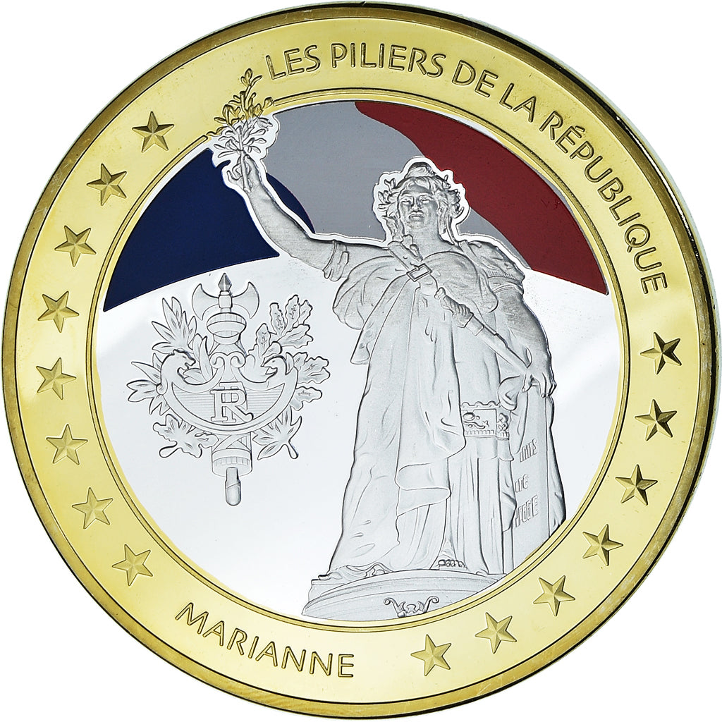France, Médaille, Les piliers de la République, Marianne, Politics, SPL+