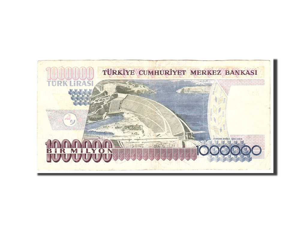 Turkey, 1,000,000 Lira, 1970, 1970-10-14, KM:209, EF(40-45)