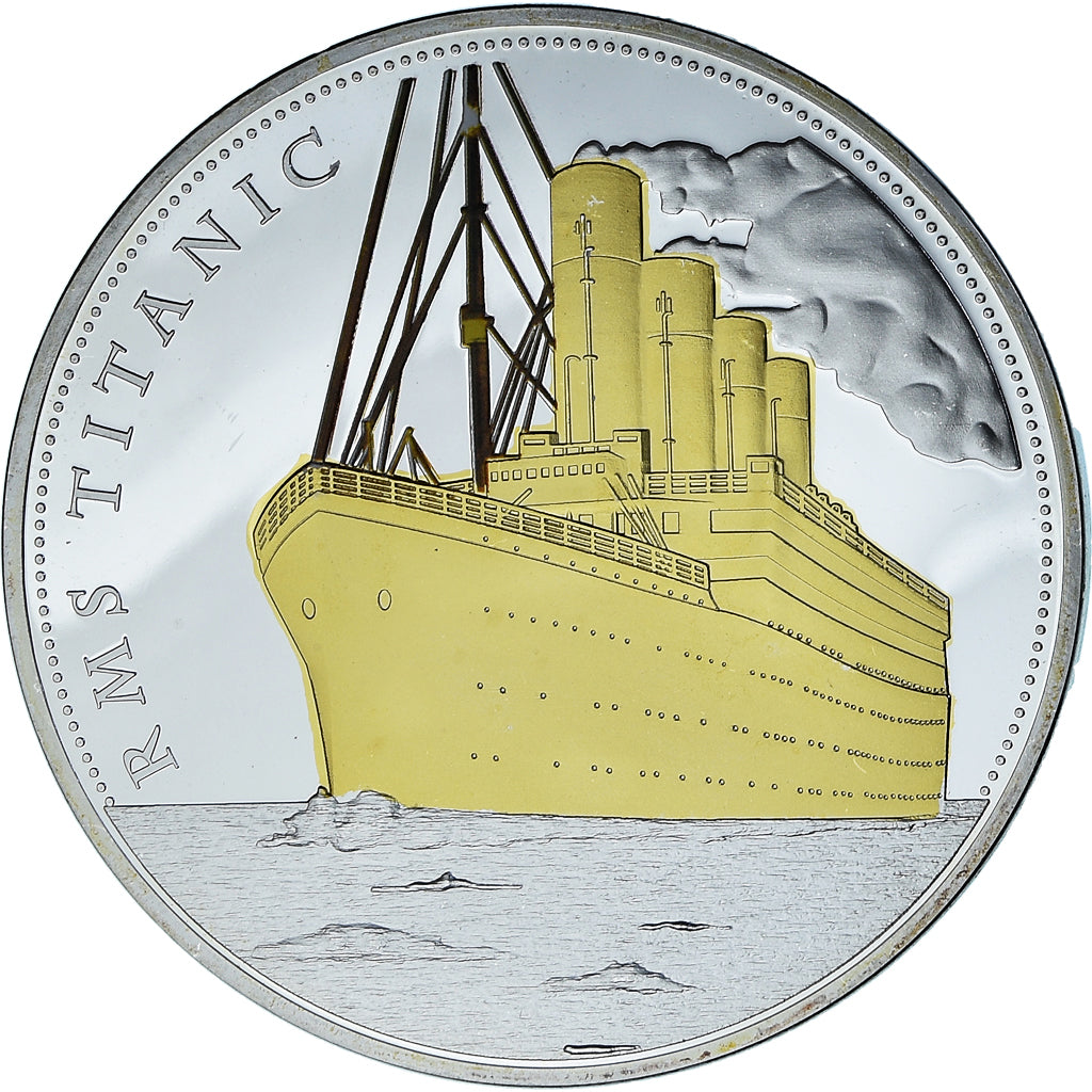 Francja, medal, 100ème Anniversaire du Titanic, Wysyłka, MS(65-70), Miedź