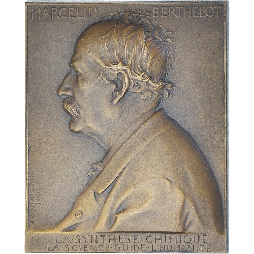 Francia, medalla, Marcelin Berthelot, Sciences & Technologies, 1901, Chaplain