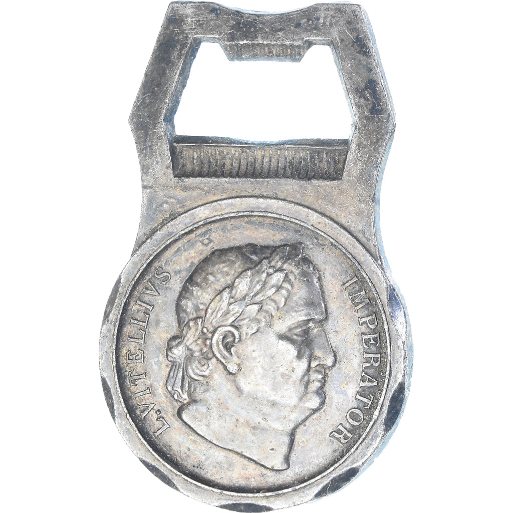 France, Medal, Décapsuleur, Vitellius Imperator, EF(40-45), Silvered Metal