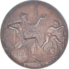 Belgique, Médaille, Exposition Universelle d'Anvers, 1885, Wiener, Epreuve