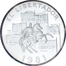 Coin, Panama, 20 Balboas, 1981, U.S. Mint, Proof, MS(65-70), Silver, KM:71