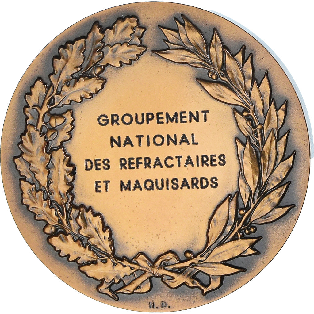 Frankreich, Medaille, Groupement National des Réfractaires et Maquisards, WAR