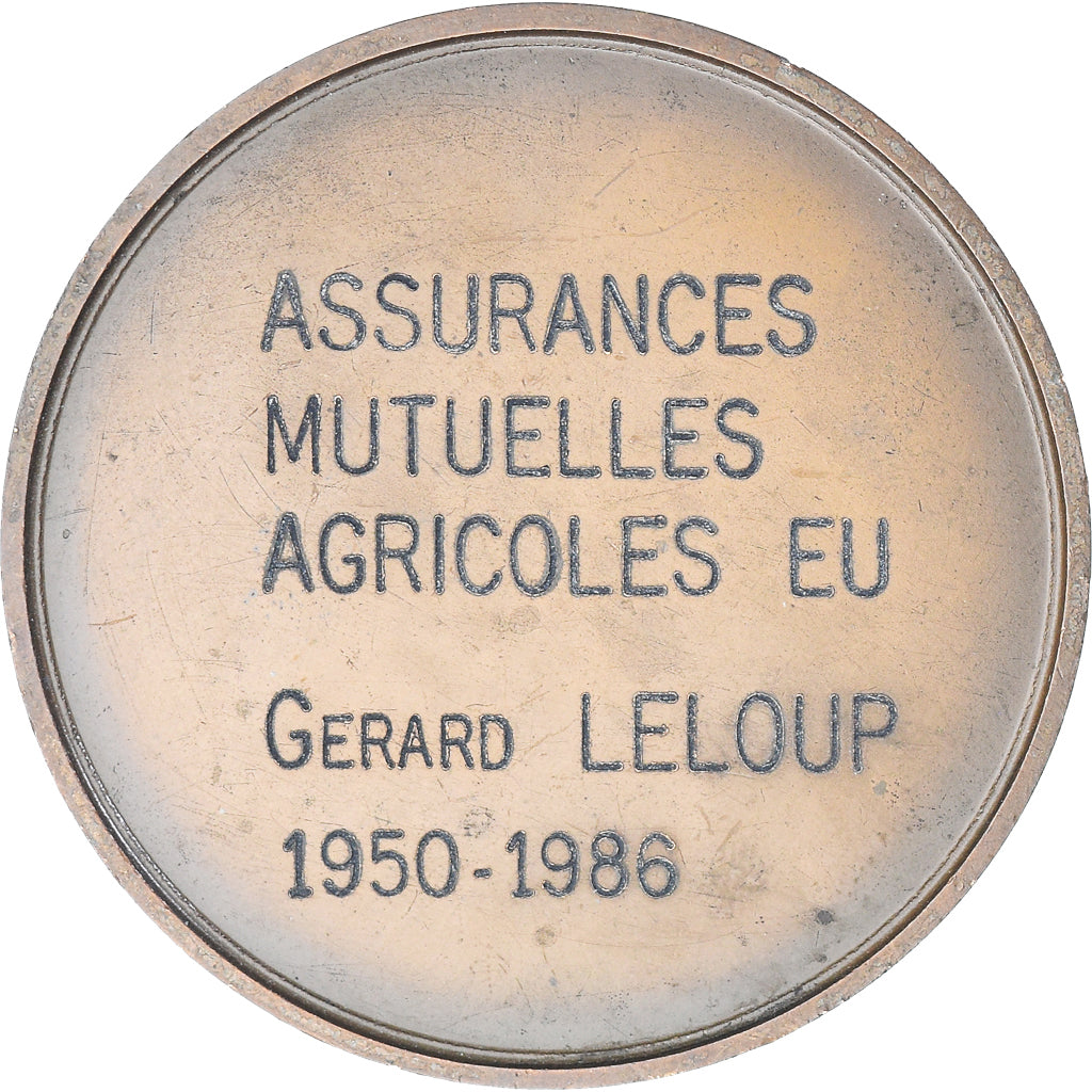 Frankreich, Medaille, Assurances Mutuelles Agricoles d'EU, Somme, 1986, SS+