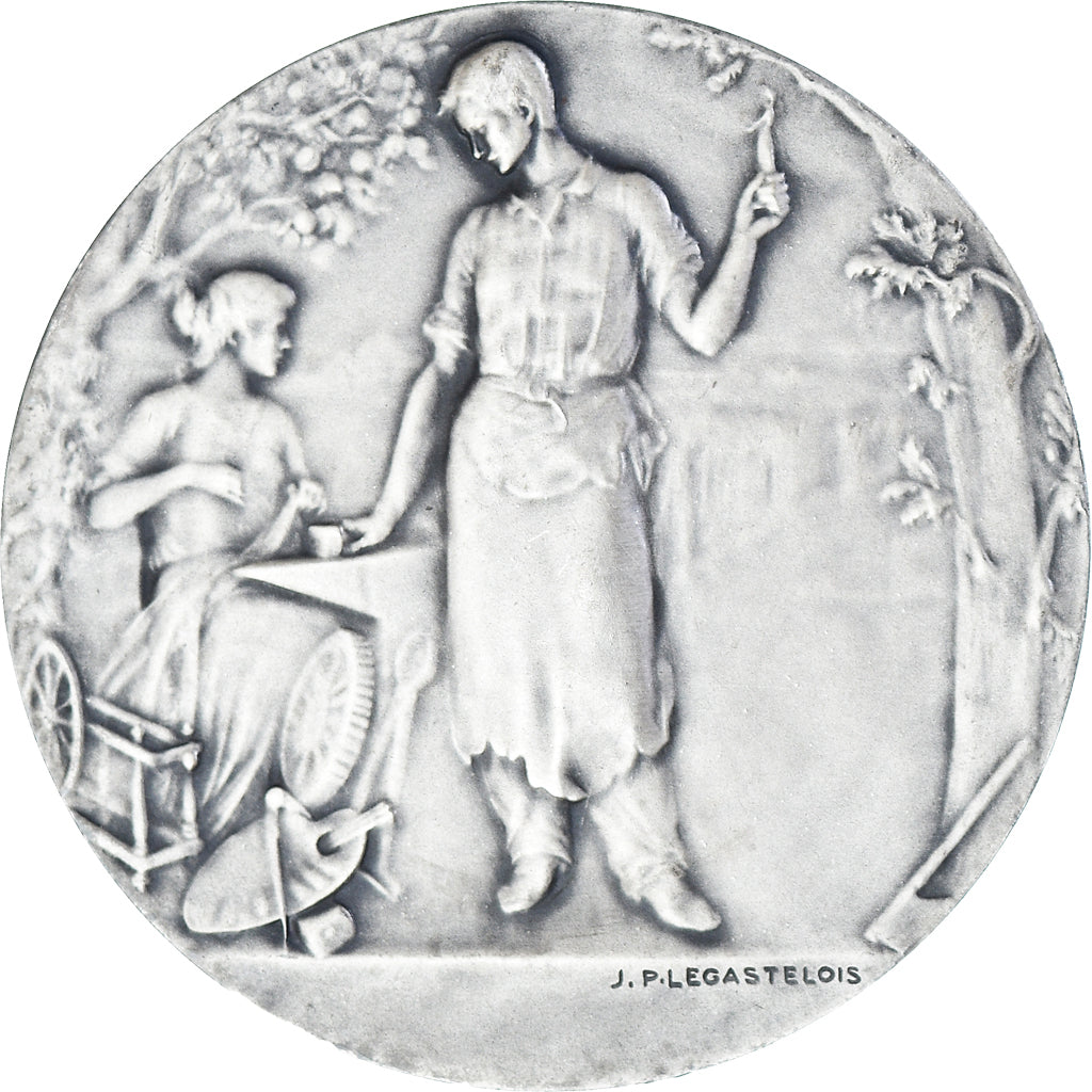 France, Medal, Compagnie Française des Métaux, Industry, 1940, Legastelois