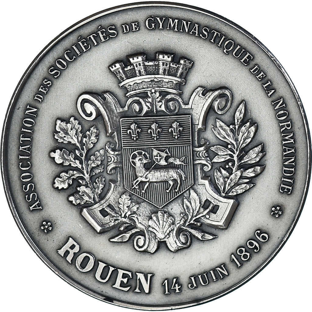 France, Médaille, Sociétés de Gymnastique de la Normandie, Rouen, Sport