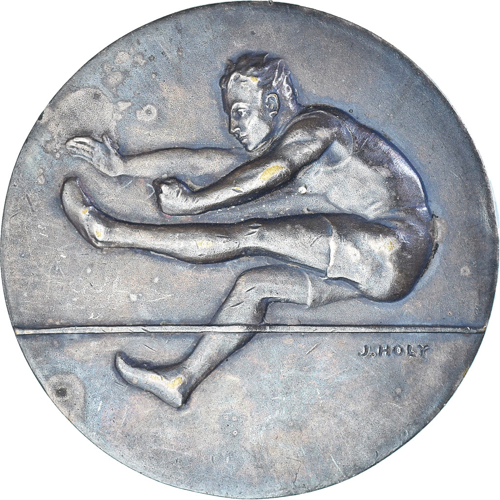 Frankreich, Medaille, Saut en Hauteur, Sport, Holy, SS+, Silvered bronze