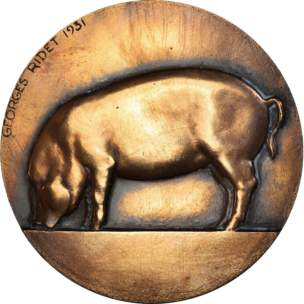 Frankreich, Medaille, Offert par M. Lambert, Sénateur, Agriculture, 1931