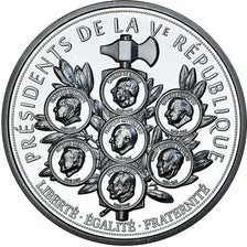 Francia, medaglia, Les Présidents de la Vème République, Politics, FDC