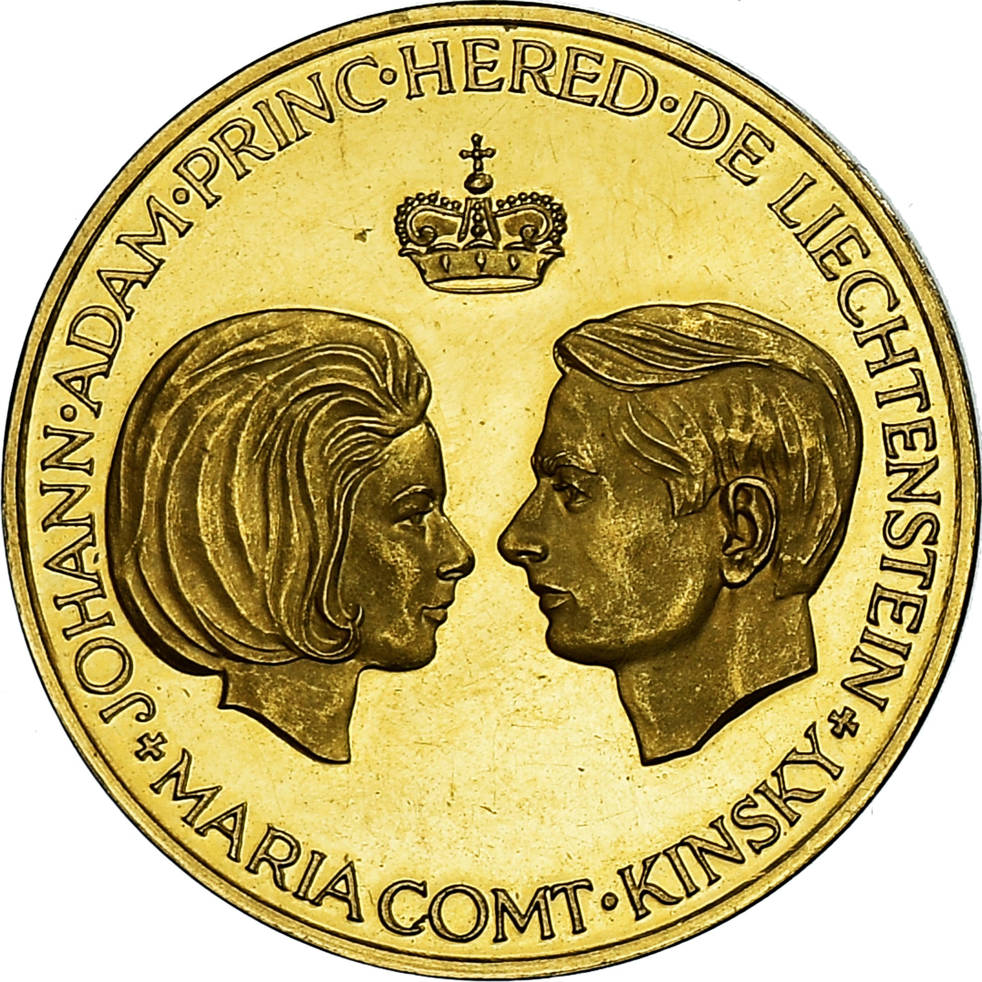 Liechtenstein, Medal, François-Joseph II, Mariage du Prince Héréditaire