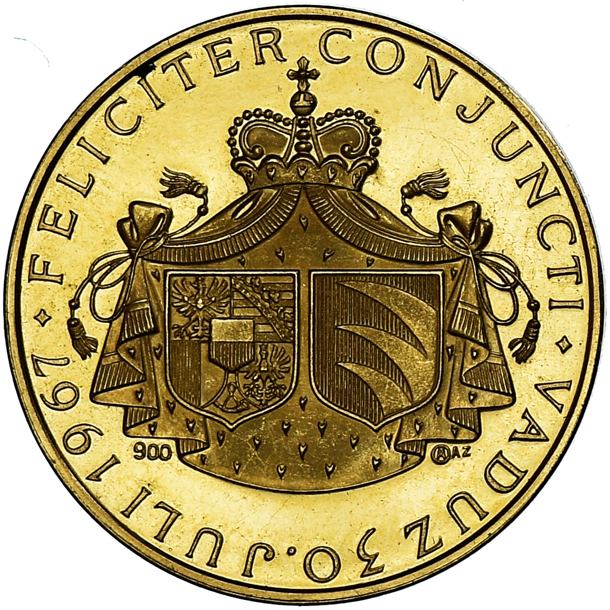 Liechtenstein, Medal, François-Joseph II, Mariage du Prince Héréditaire