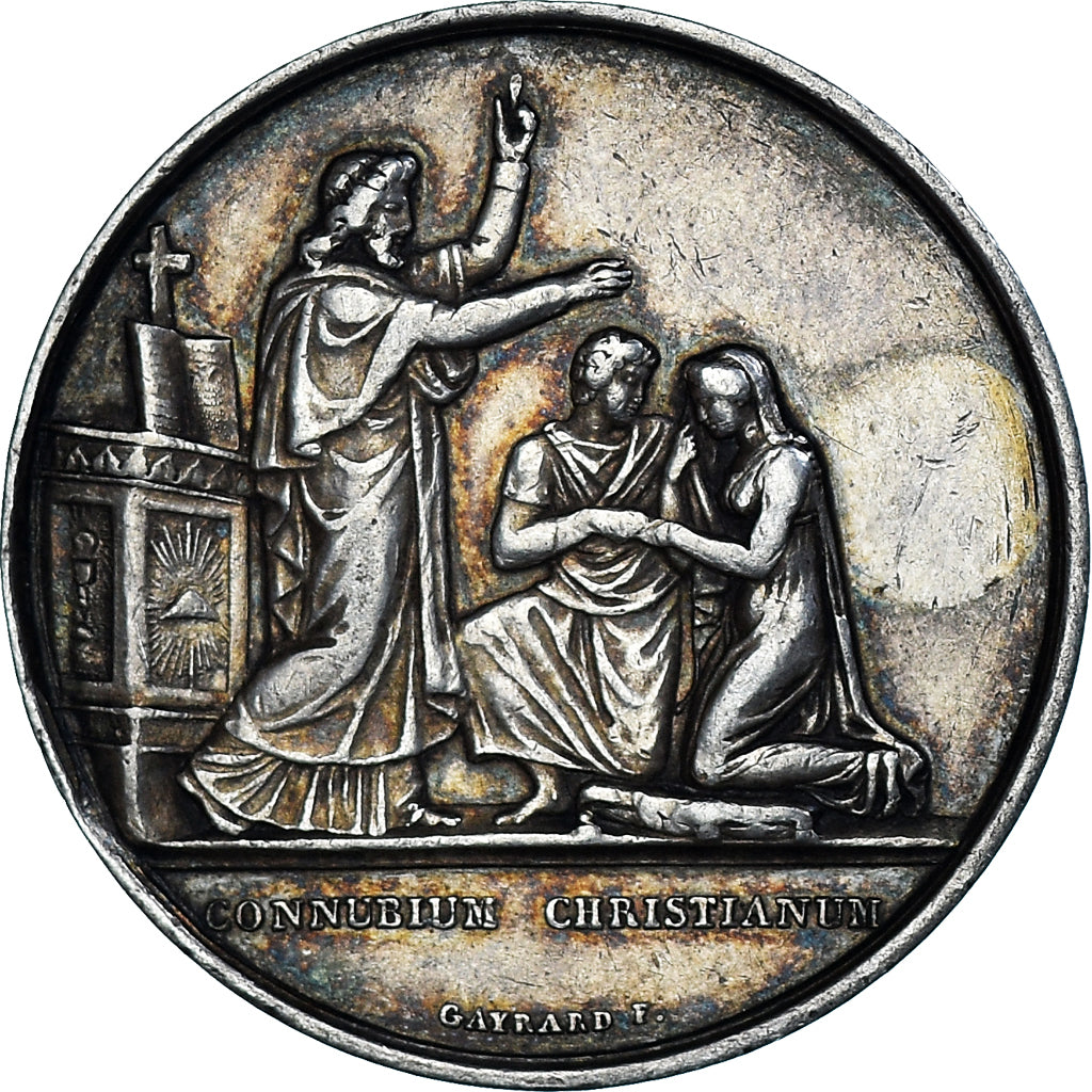 Frankreich, Medaille, Noces, Mariage, Religion, Gayrard, VZ, Silber