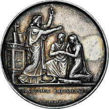 Francja, medal, Noces, Mariage, Religion, Gayrard, AU(55-58), Srebro