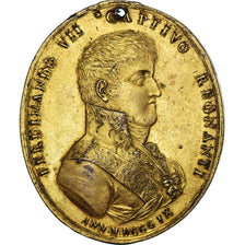 Mexico, Medal, Ferdinando VII, Mexican College, 1809, Guerrero, EF(40-45), Gilt