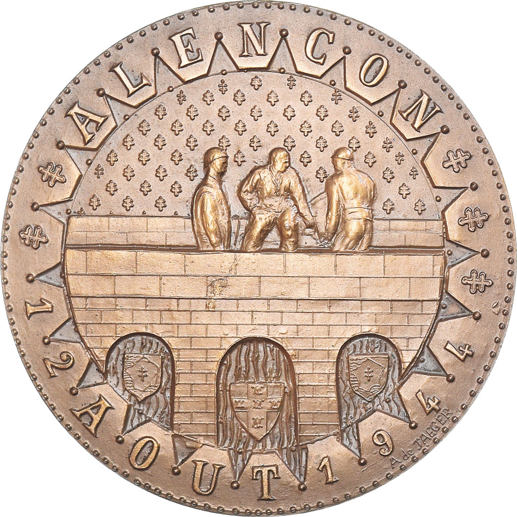 Frankreich, Medaille, Serment de Koufra, le Général Leclerc à Alençon, WAR