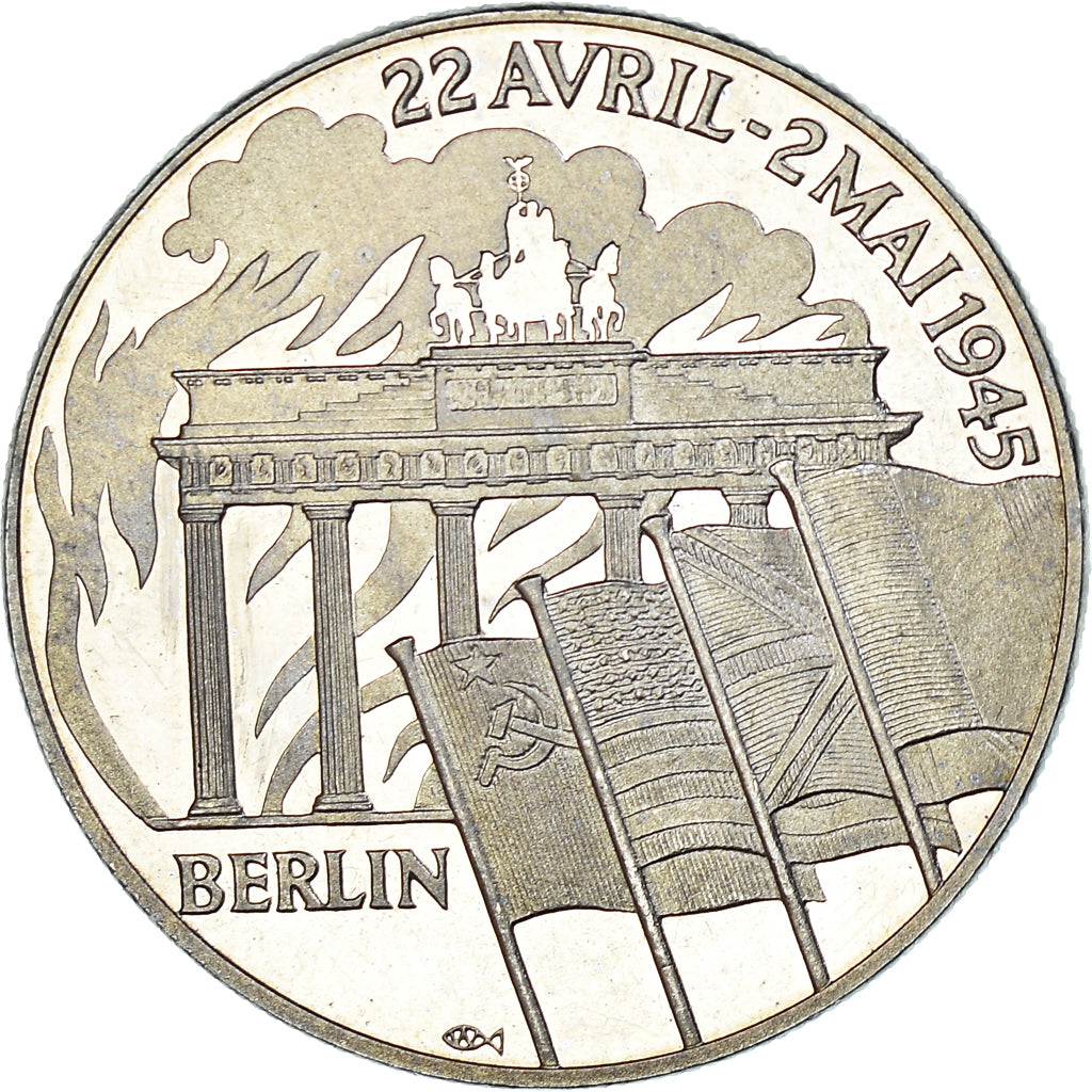 Francia, medaglia, Seconde Guerre Mondiale, Berlin, 1945, WAR, 1939-1945, SPL+
