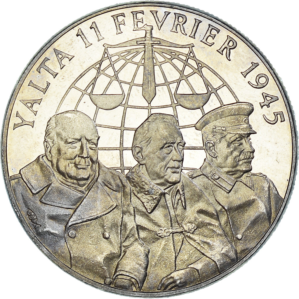 France, Medal, Seconde Guerre Mondiale, Les Accords de Yalta, WAR, 1939-1945