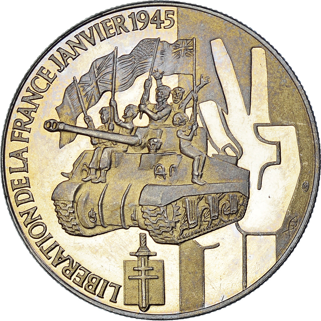 Frankreich, Medaille, 1939-1945, Libération de la France Janvier 1945, WAR