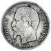 Moneda, Francia, Napoleon III, Napoléon III, Franc, 1858, Paris, BC+, Plata