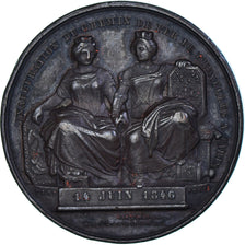 Francja, medal, Ludwik Filip I, Inauguration du Chemin de Fer Bruxelles-Paris