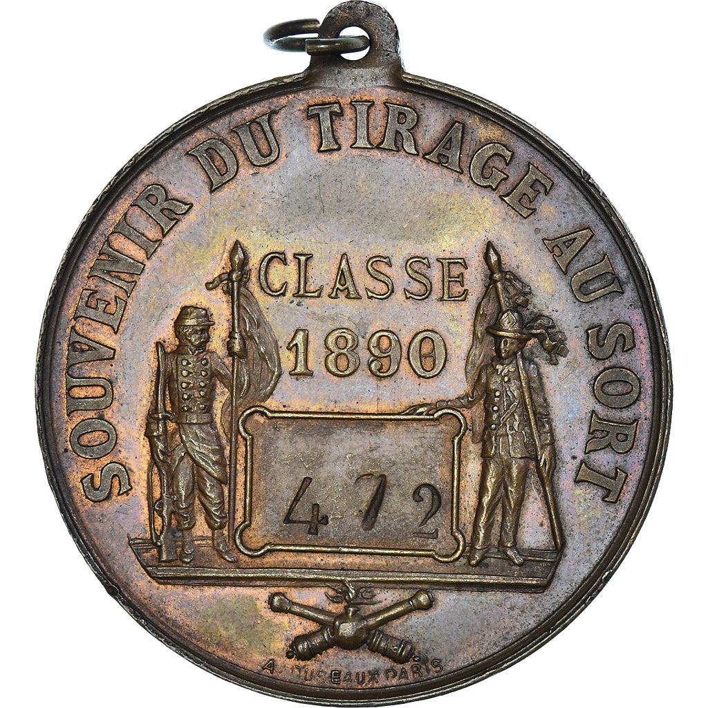 Frankreich, Medaille, Troisième République, Souvenir du Tirage au Sort